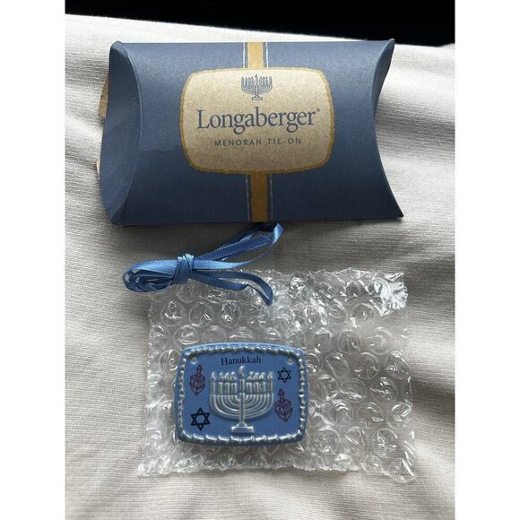 Longaberger Other - Longaberger‎ Hanukkah MENORAH TIE-ON NEW in box